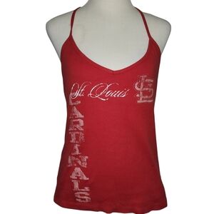 5th & Ocean St. Louis Cardinals MLB Fandom Racerback Tank Top MEDIUM Baseball